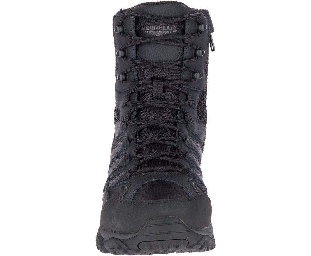Merrell Boots Black - Moab 2 8\" Tactical Waterproof - Womens 74FHNVMEK